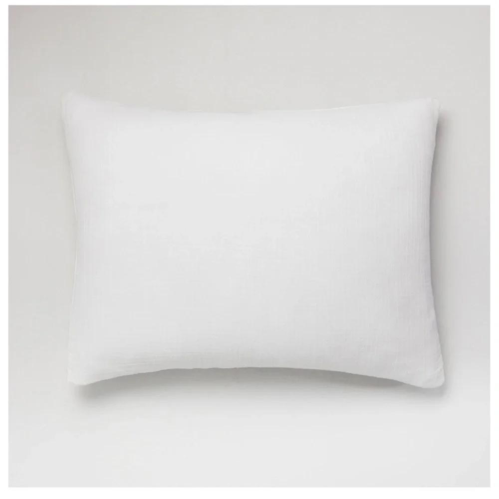 West Elm Dreamy Cotton Gauze King Shams (2) | White